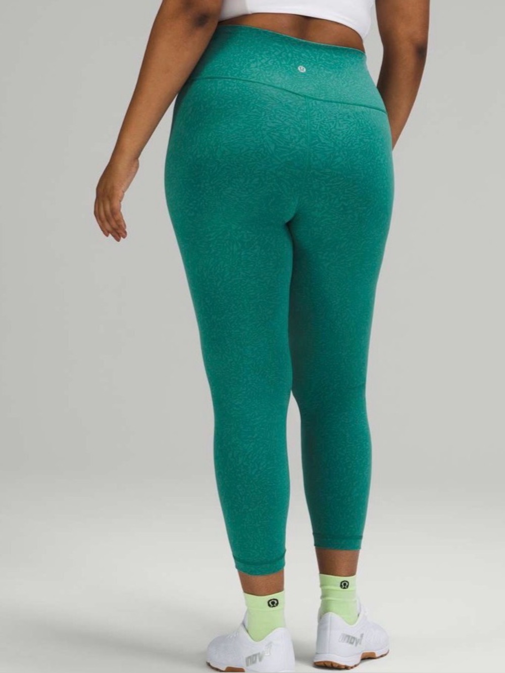 Lululemon Wunder Train High-Rise Tight 25" Crunch Teal Lagoon